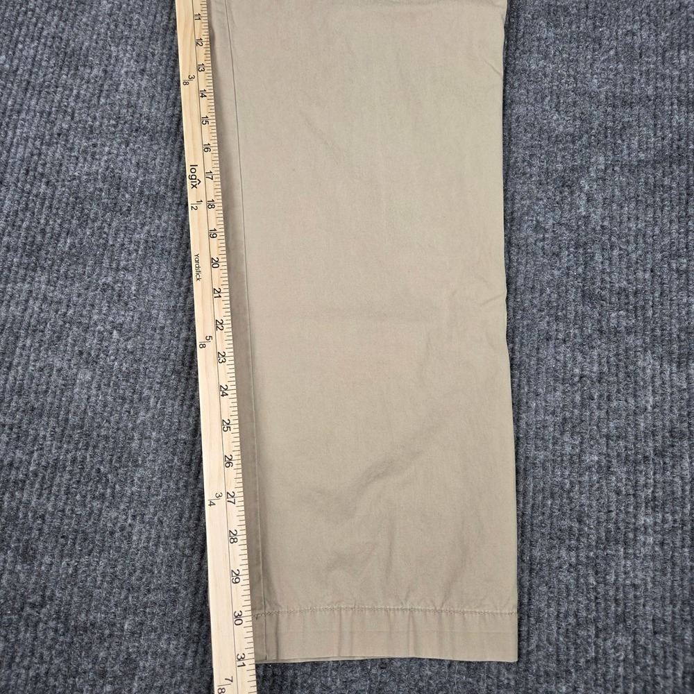 Cremieux Mens Khaki Chino Pants 36x32 Straight Leg Cotton Tan 26192 - Picture 5 of 7
